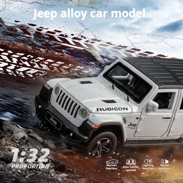 Kids Toys Jeep - Modelo de Coche de Aleación a