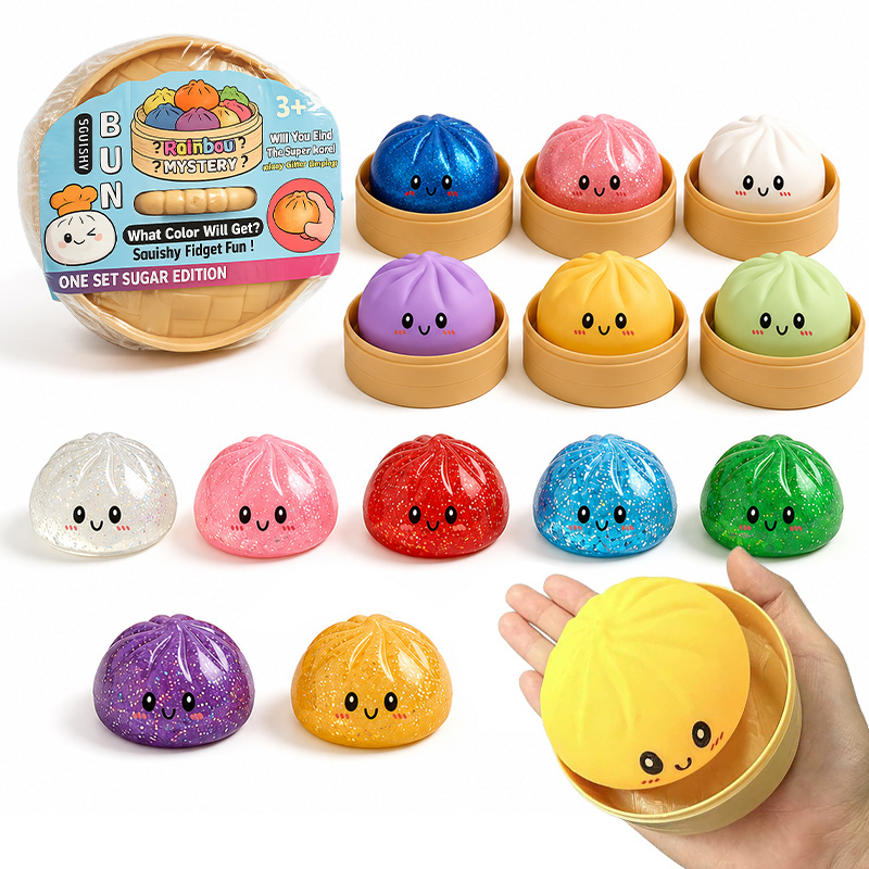 Kids Toys Basket - Juguete Blandito de Dumpling con Purpurina,
