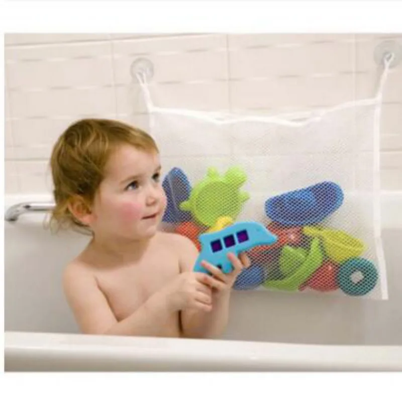 Kids Toys Basket - Bolsa de baño de malla para