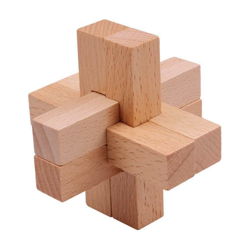 Wooden Puzzle Kids - Rompecabezas Luban de madera para adultos