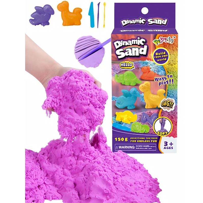 Kinetic Sand Mold - Juego de arena de 1/2 cajas,