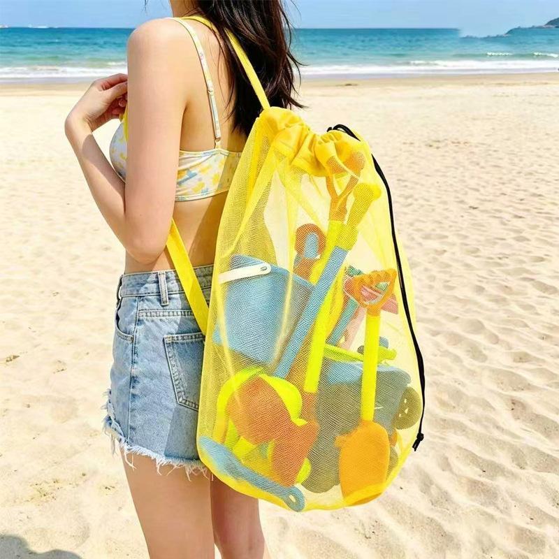 Kids Storage Toys - Bolsa de Playa de Malla Portátil