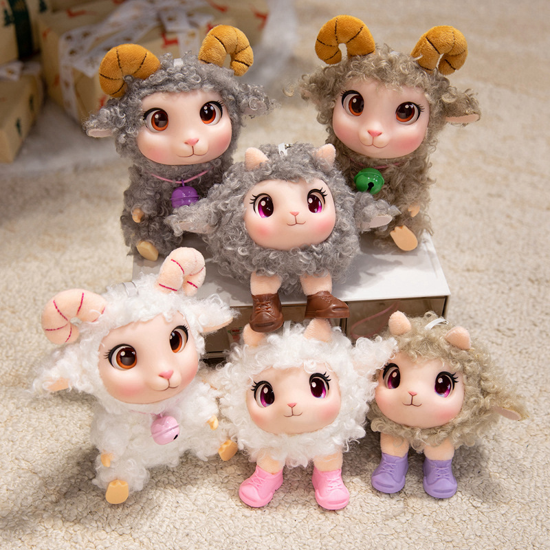 Kids Toys Animal - Peluche de Cordero Kawaii, Juguete de