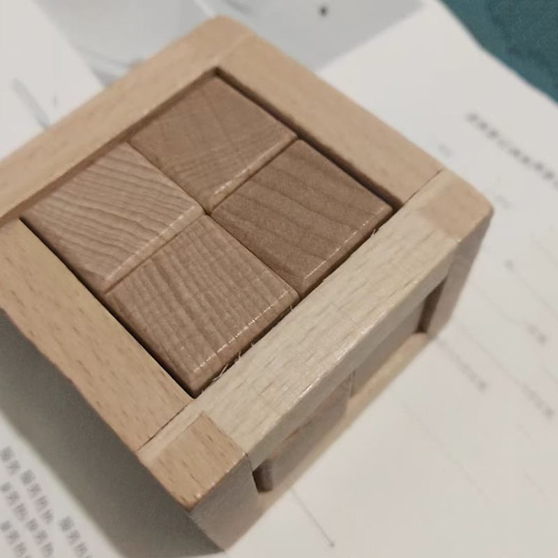 Wooden Puzzle Kids - Juguetes educativos de desastre, rompecabezas entrelazado,
