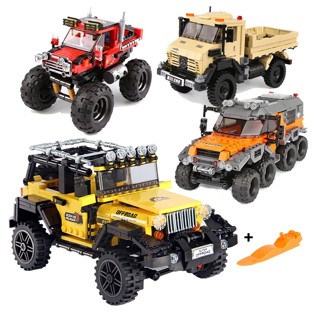 Kids Toys Jeep - DIY coche camión conjunto de bloques