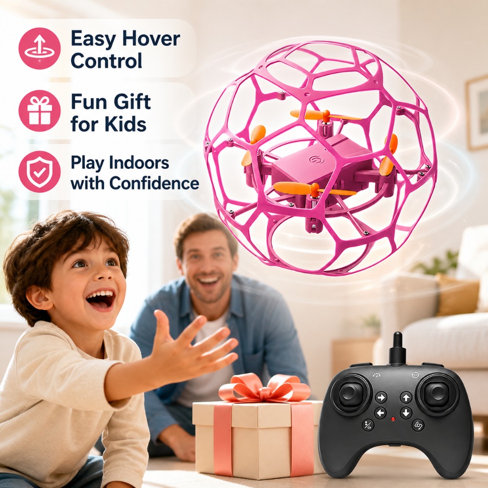 Dron RC con forma de fútbol am - Kids Toys Under £5 reseña y precio