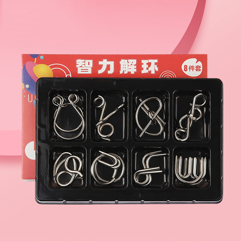 Anillo de Metal IQ Mind Brain  - Wooden Puzzle Kids reseña y precio