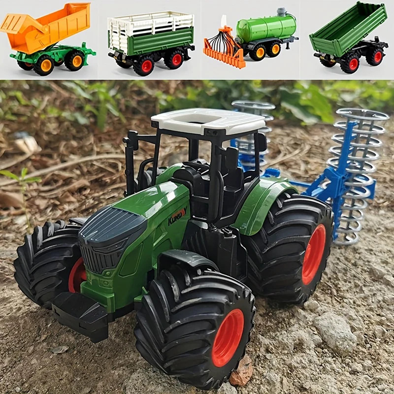 Tractor Agrícola Inercial 1:24 - Kids Toys Return Gift reseña y precio