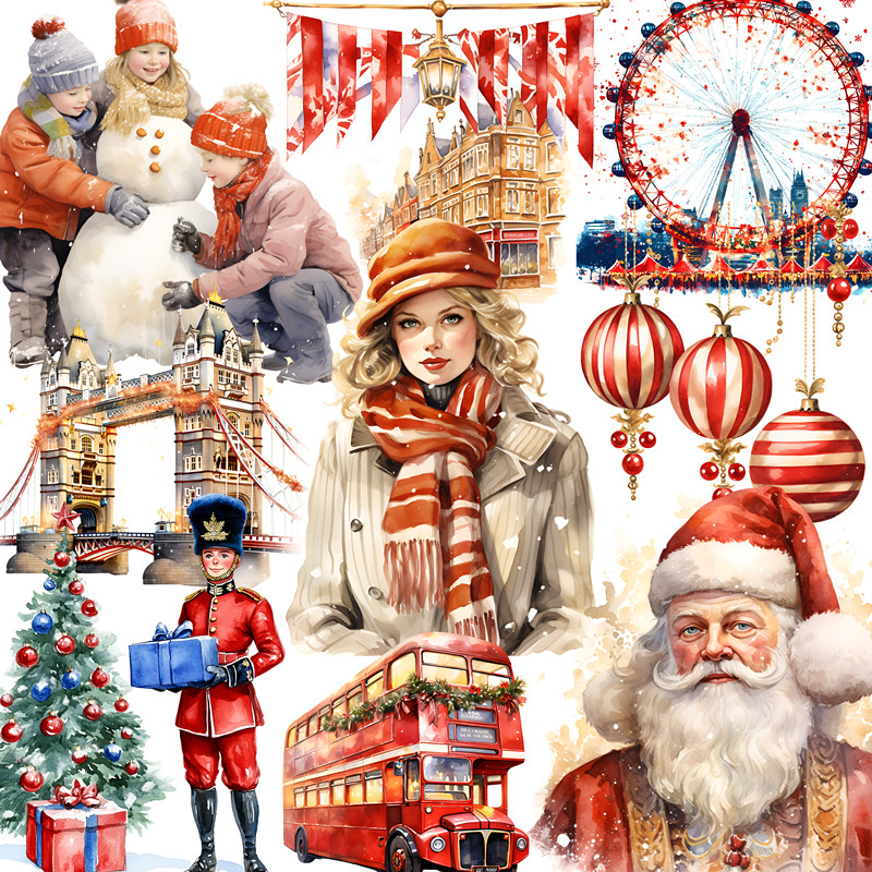 Pegatinas navideñas de Londres - Kids Toys London reseña y precio
