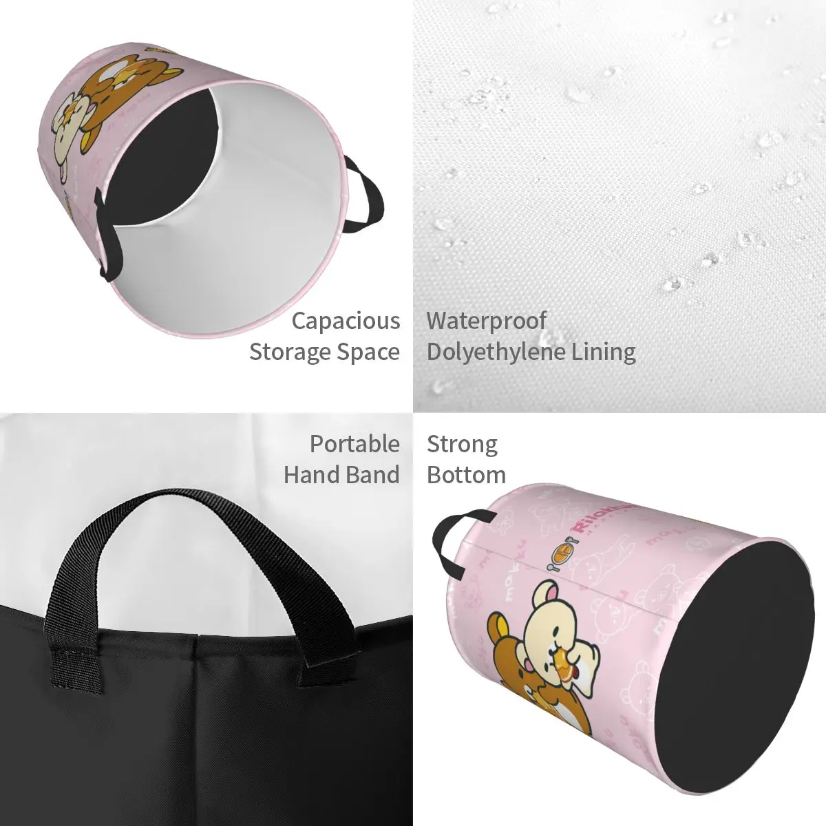 Cesta para la colada de oso Ri - Kids Toys Basket reseña y precio
