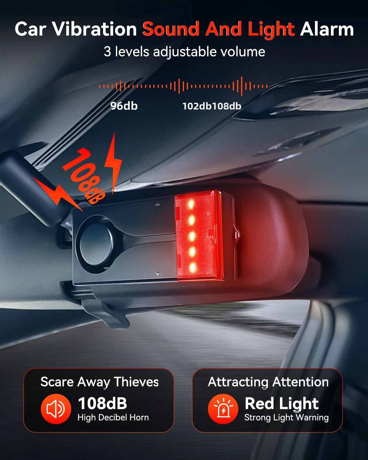 Extractme-alarma RV de 108dB,  - Remote Control Car reseña y precio