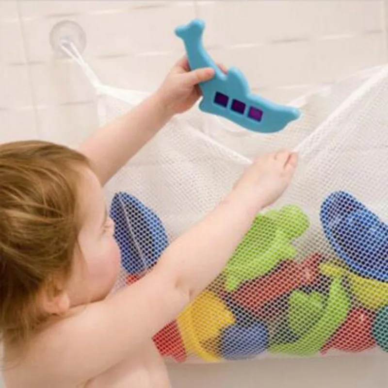 Bolsa de baño de malla para ba - Kids Toys Basket reseña y precio