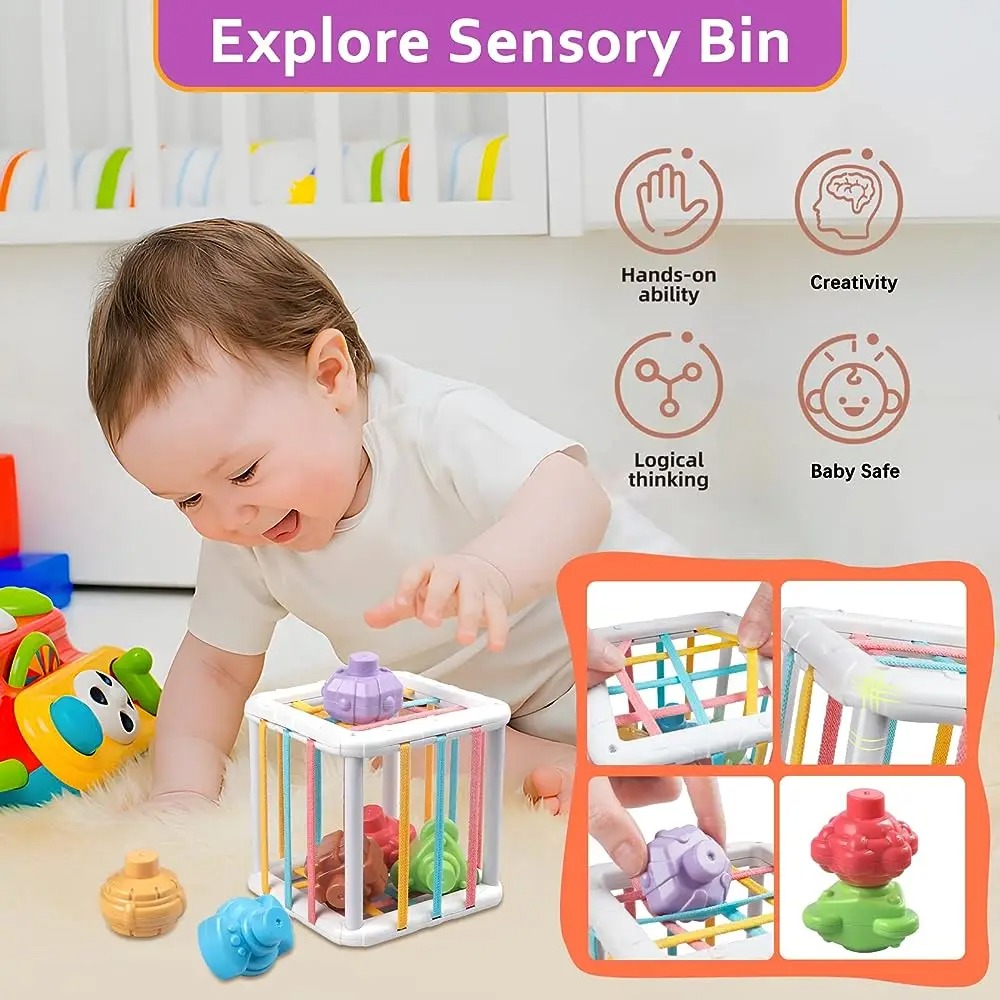 Cubo de Clasificación de Forma - Kids Toys Variety reseña y precio