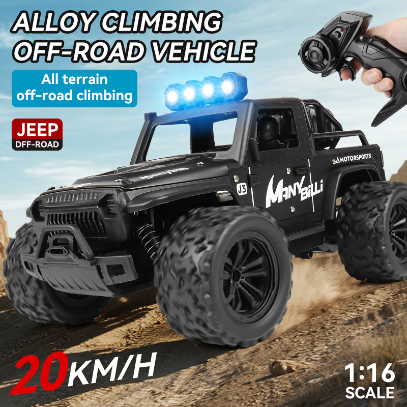 Coche teledirigido 1:16 con lu - Kids Toys Jeep reseña y precio