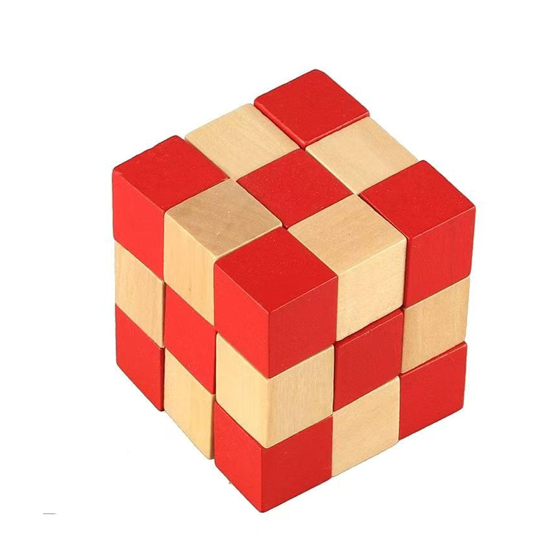 Rompecabezas de cubo de serpie - Wooden Puzzle Kids reseña y precio
