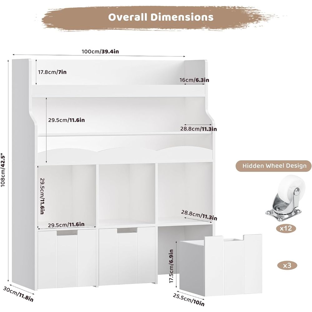 Organizador de Juguetes para N - Kids Storage Toys reseña y precio