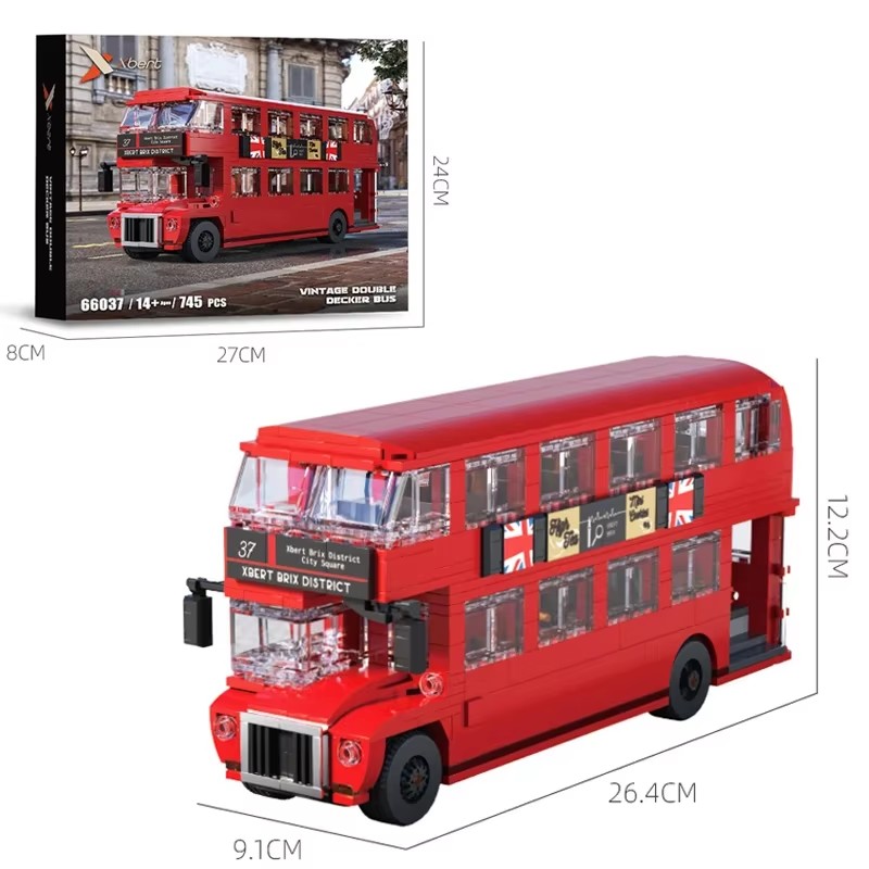 745 Piezas, Modelo de Autobús  - Kids Toys London reseña y precio