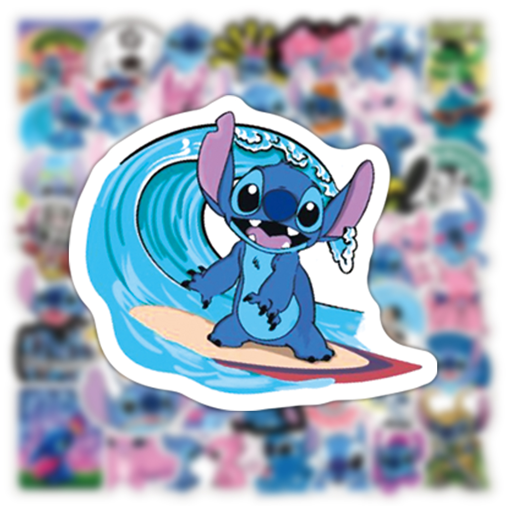50/100 pegatinas de Stitch lin - Kids Toys Laptop reseña y precio
