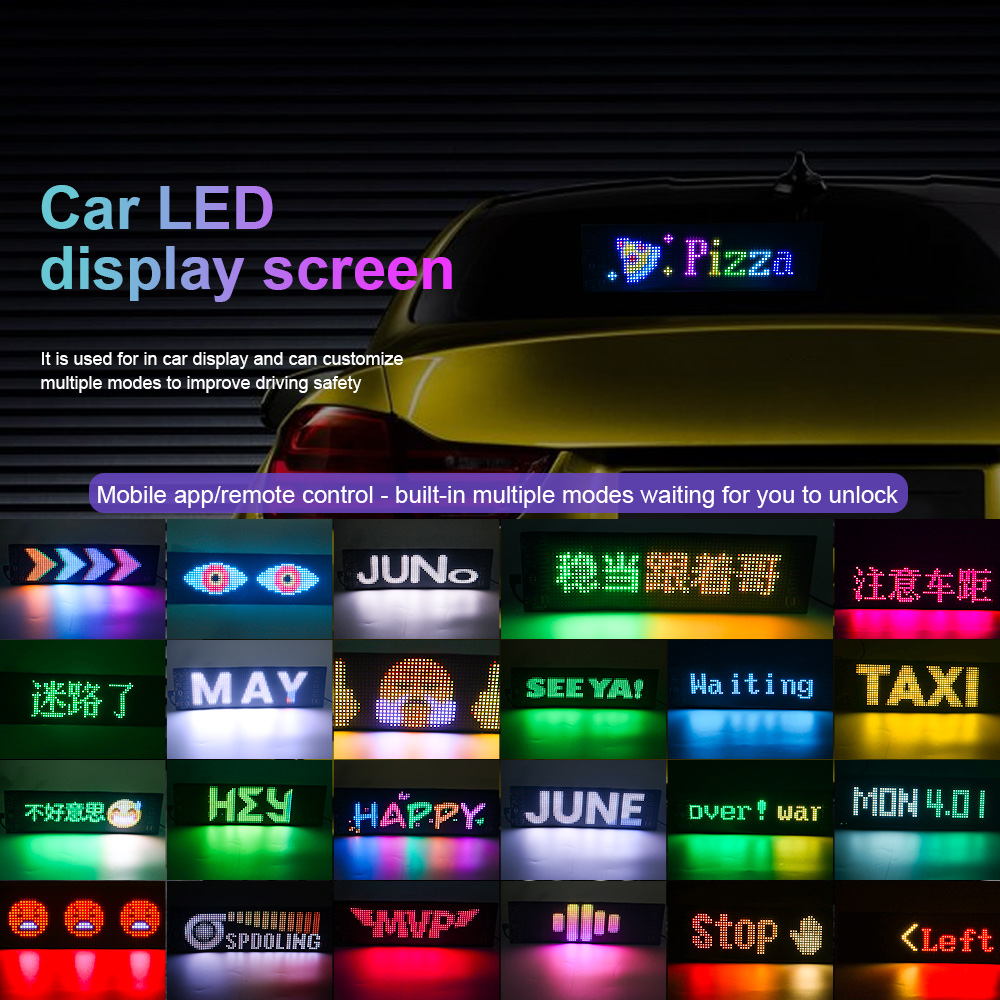 Panel de píxeles de matriz LED - Remote Control Car reseña y precio