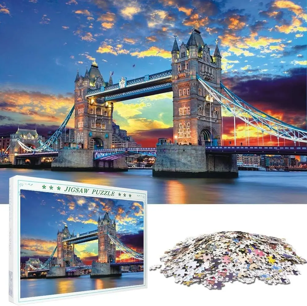 Rompecabezas de paisaje famoso - Kids Toys London reseña y precio