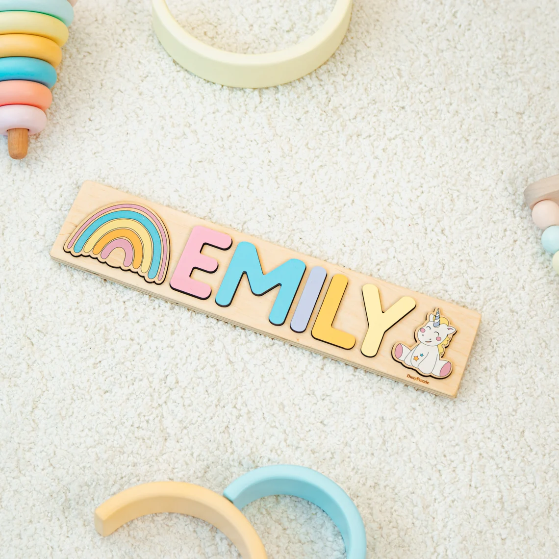 Rompecabezas con nombre person - Wooden Puzzle Kids reseña y precio
