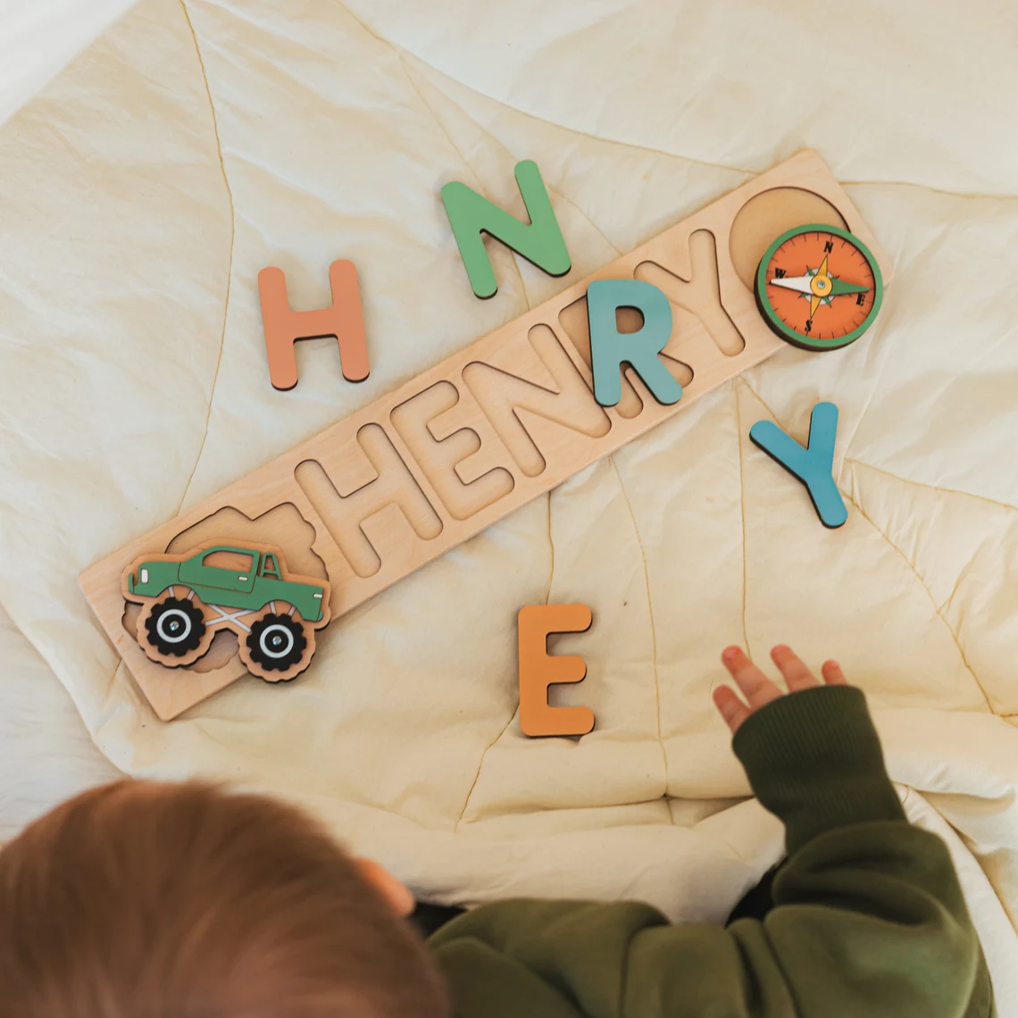 Rompecabezas con nombre person - Wooden Puzzle Kids reseña y precio