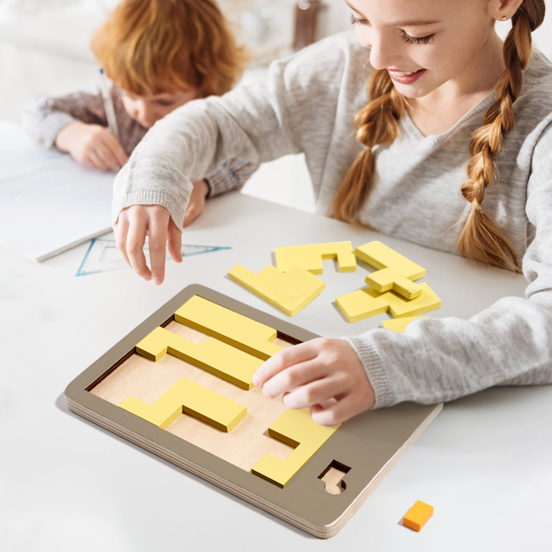Rompecabezas geométricos de ma - Wooden Puzzle Kids reseña y precio