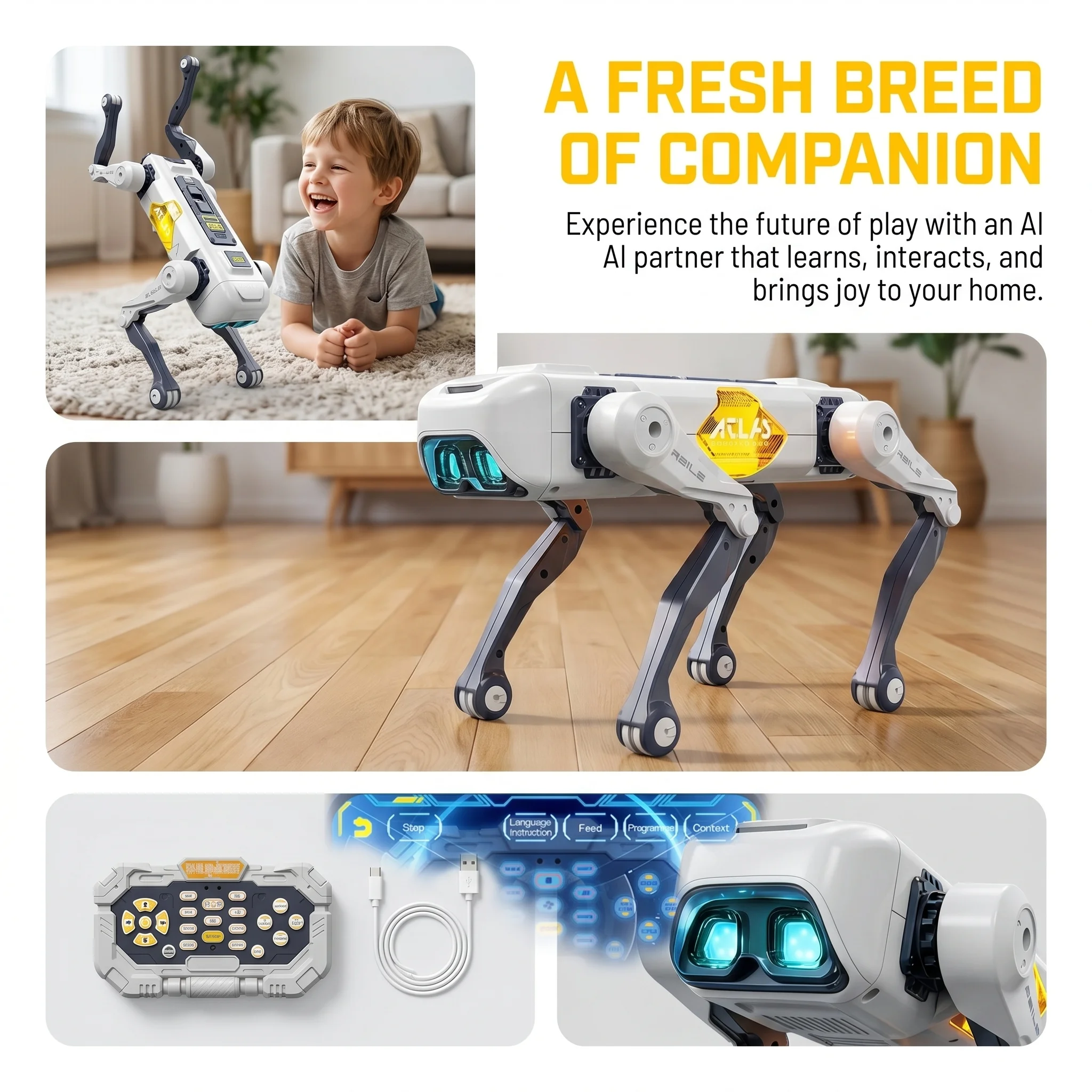 Perro Robot Inteligente con IA - Kids Toys Animal reseña y precio