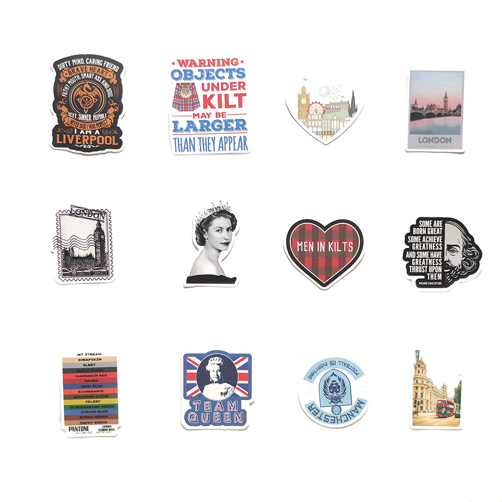 50 pegatinas de Londres, Ingla - Kids Toys London reseña y precio