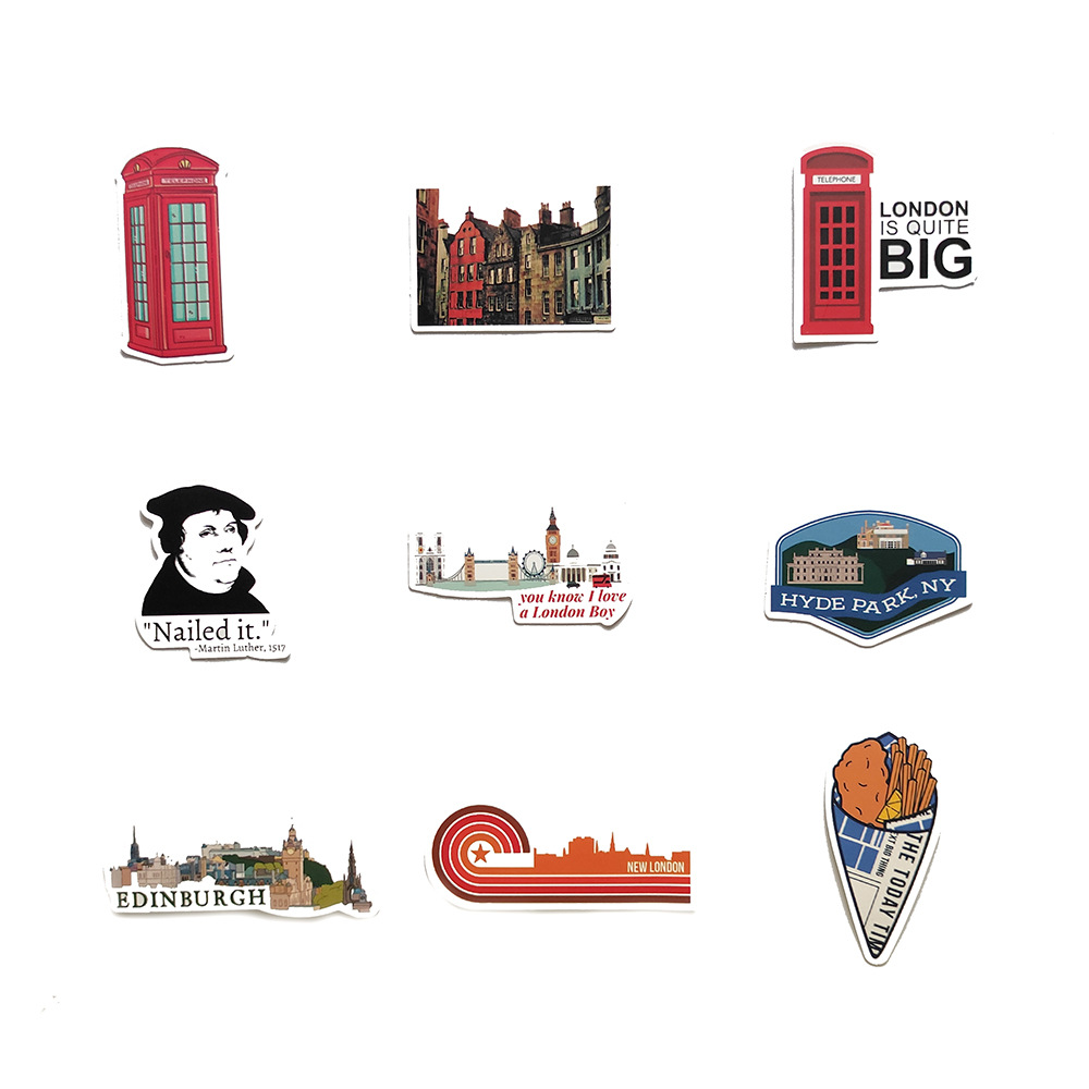 50 pegatinas de Londres, Ingla - Kids Toys London reseña y precio