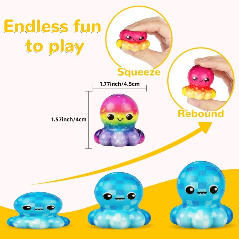 6/12PCS Juguetes Blandos de Pu - Kids Toys Easter reseña y precio